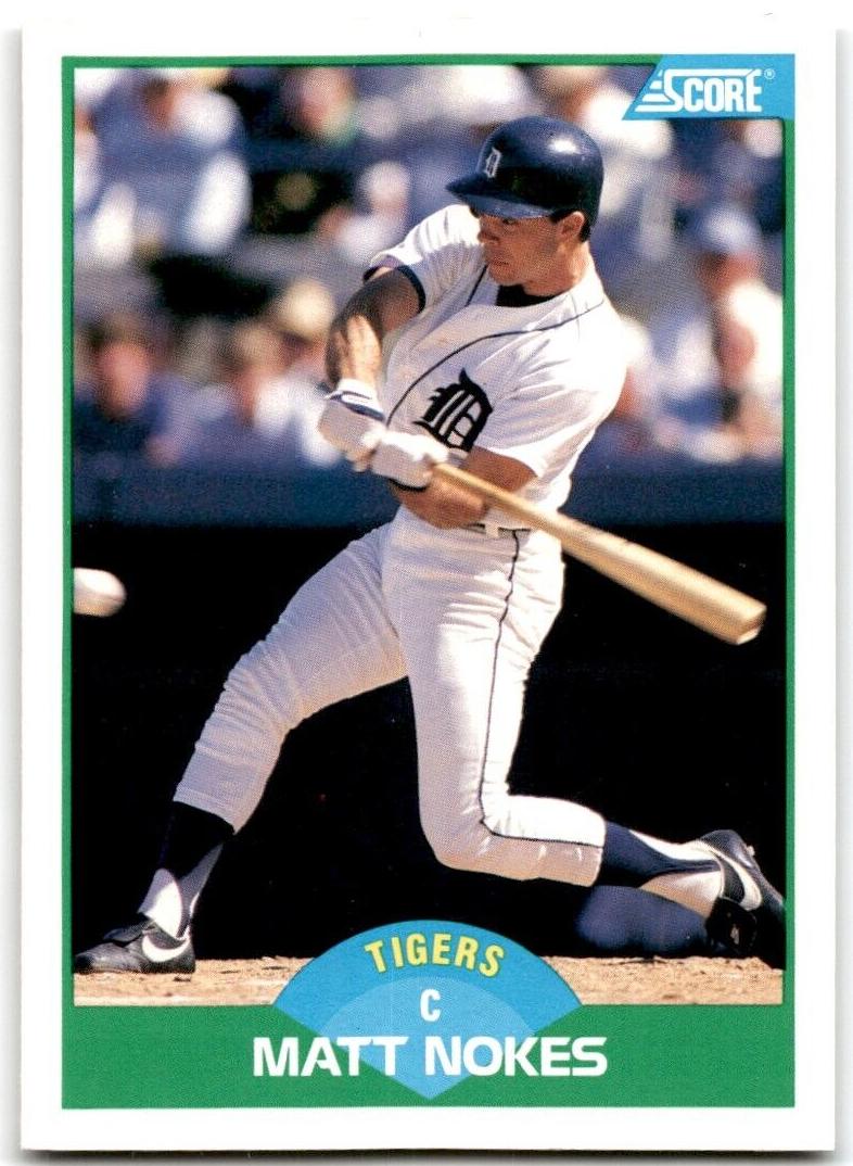 1989 Score Baseball Matt Nokes #23