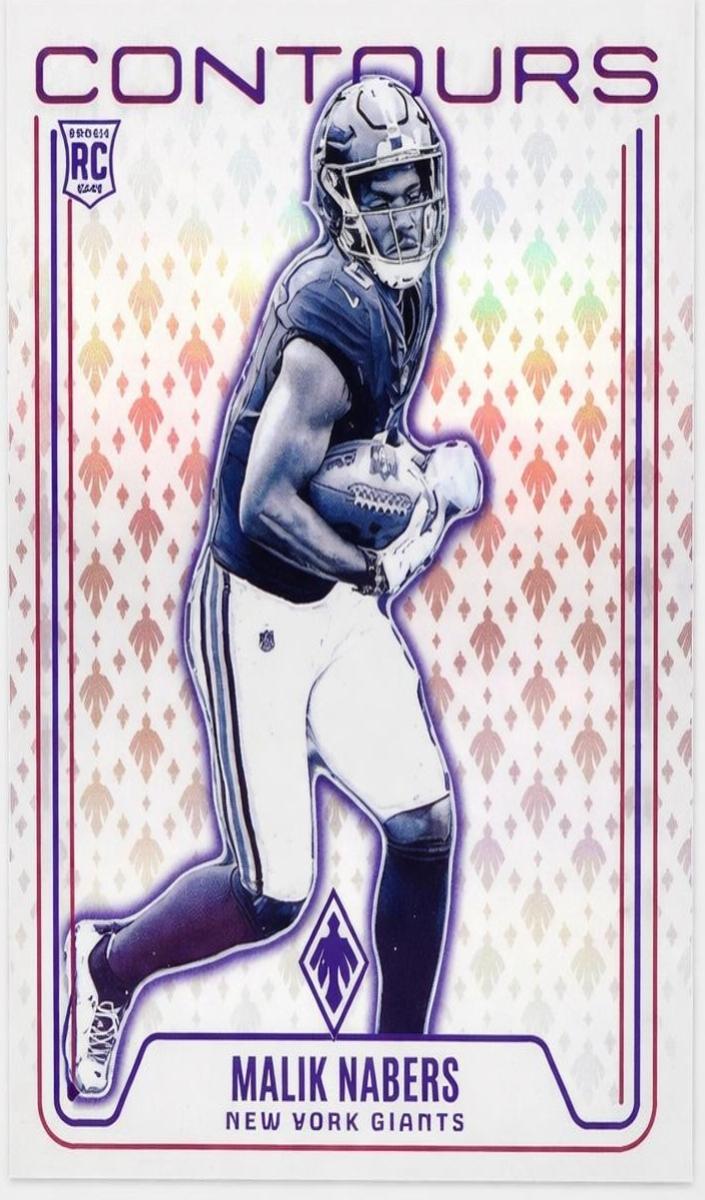 2024 Panini Phoenix Football Orange Malik Nabers #CON-MNS