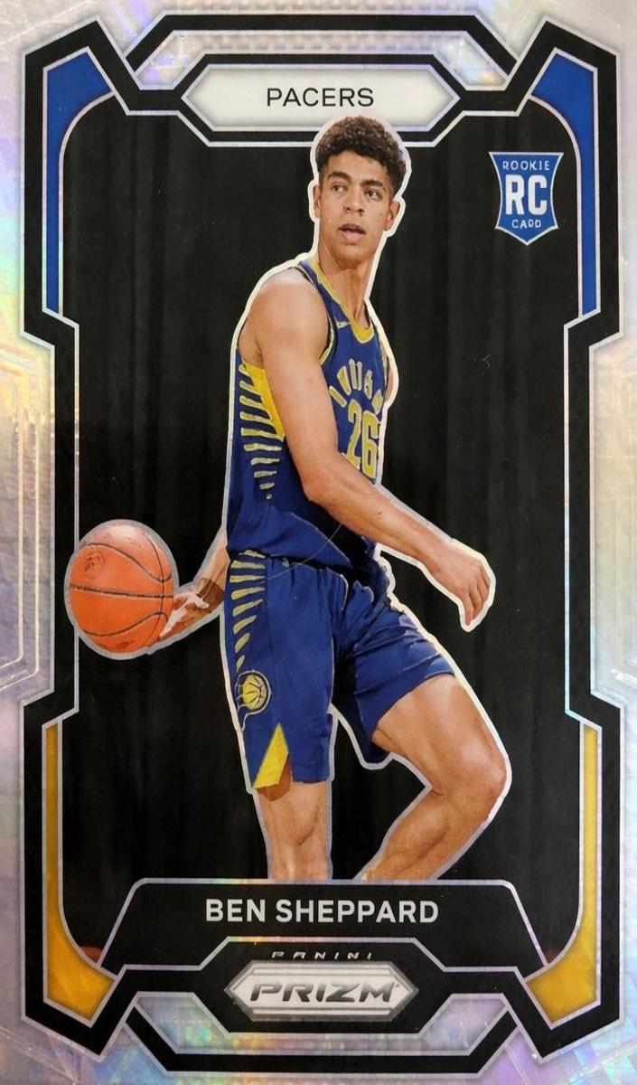 2023 Panini Prizm Basketball Hyper Ben Sheppard #172 PSA 9