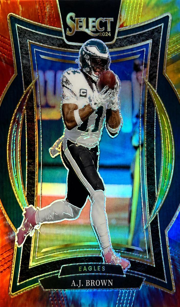 2024 Panini Select Football Tie-Dye A.J. Brown #2