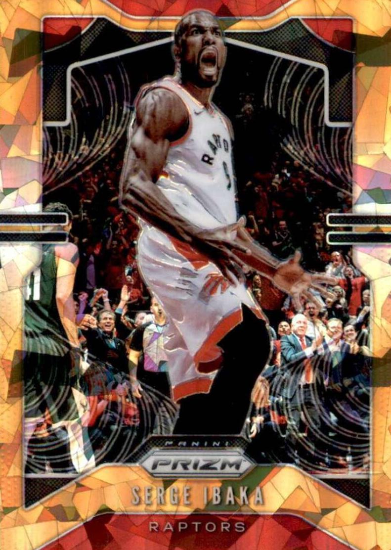 2019 Panini Prizm Basketball Orange Ice Serge Ibaka #154 PSA 10