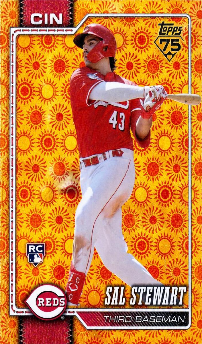 2026 Topps Baseball Orange Holo Foil Sal Stewart #372