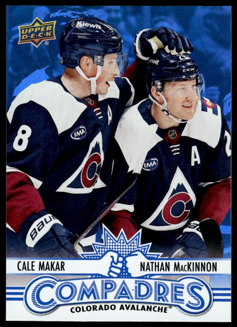 2025 Upper Deck Hockey Nathan MacKinnon / Cale Makar #CM-10