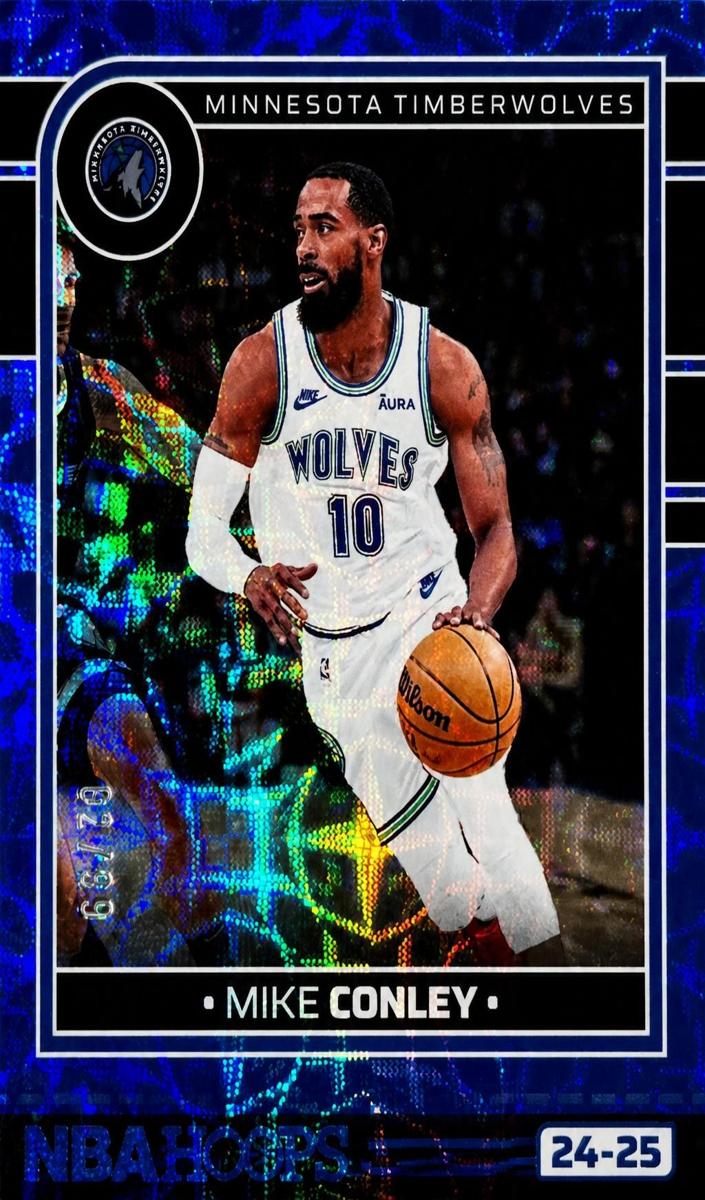 2024 Panini Hoops Basketball Premium Blue Scope Mike Conley #191