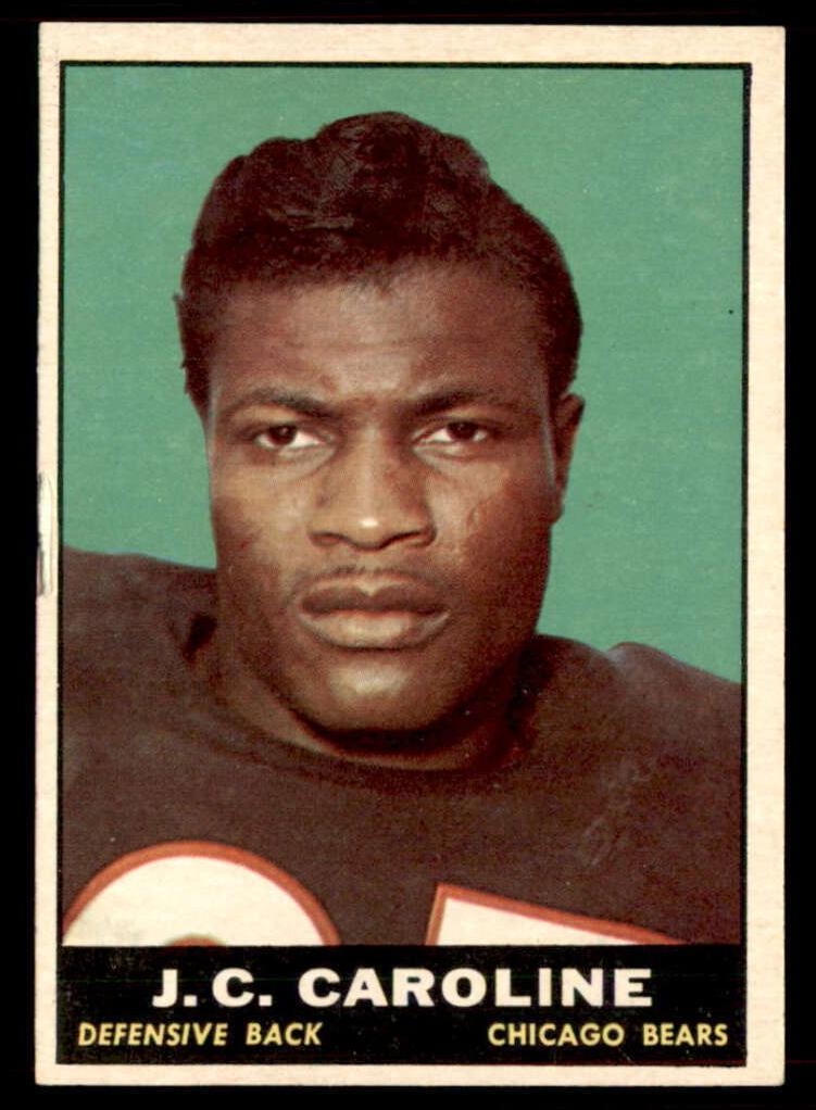 1961 Topps Football J.C. Caroline #17
