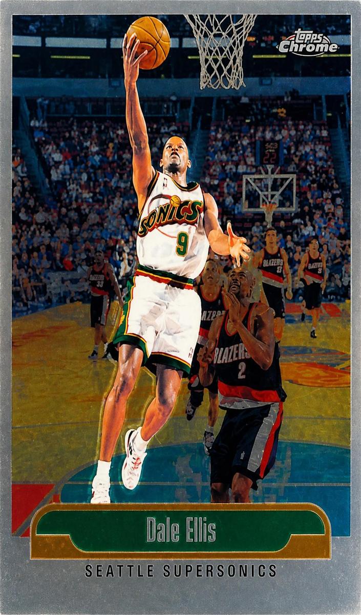 1999 Topps Chrome Basketball Dale Ellis #40