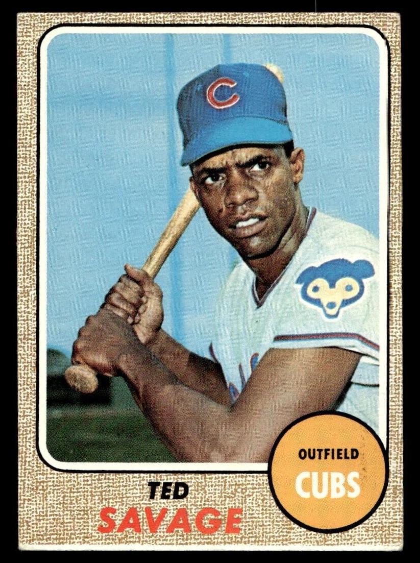 1968 Topps Baseball Ted Savage #119 PSA 9