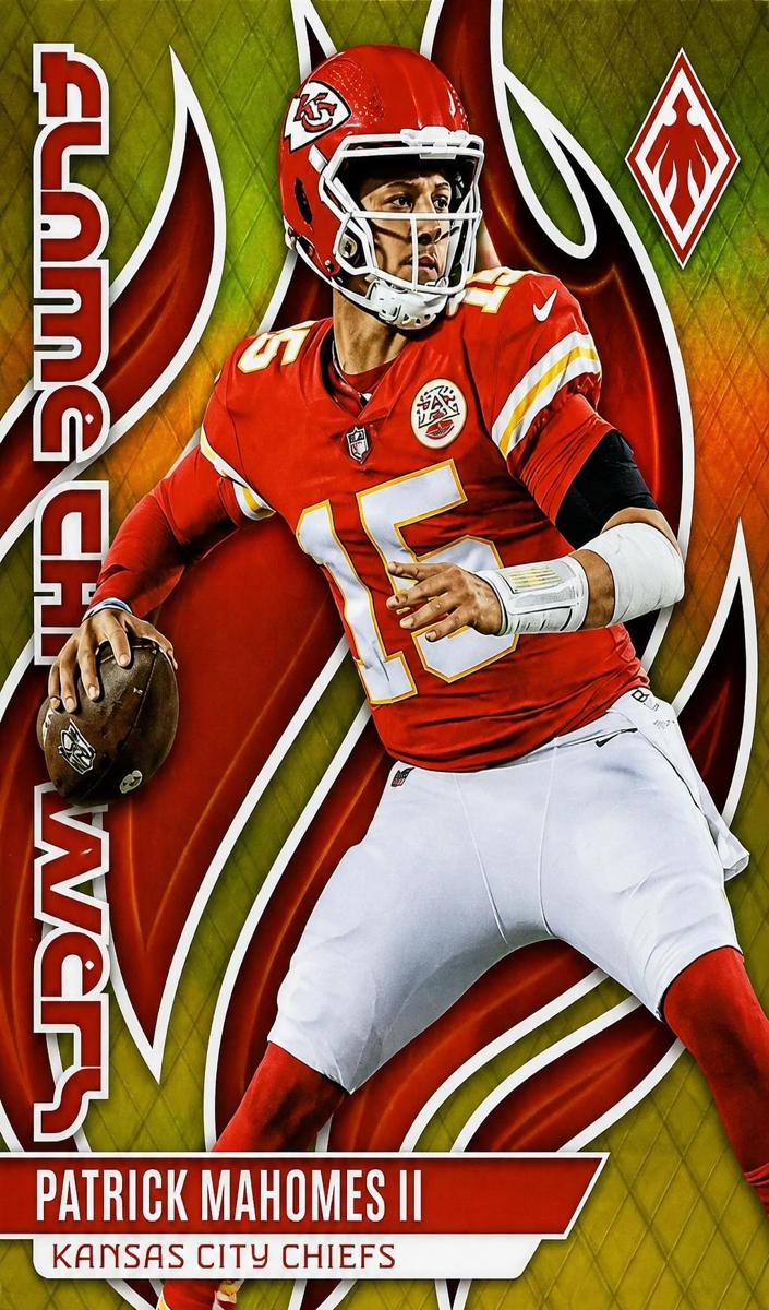 2023 Panini Phoenix Football Yellow Patrick Mahomes II #FLA-23 PSA 9