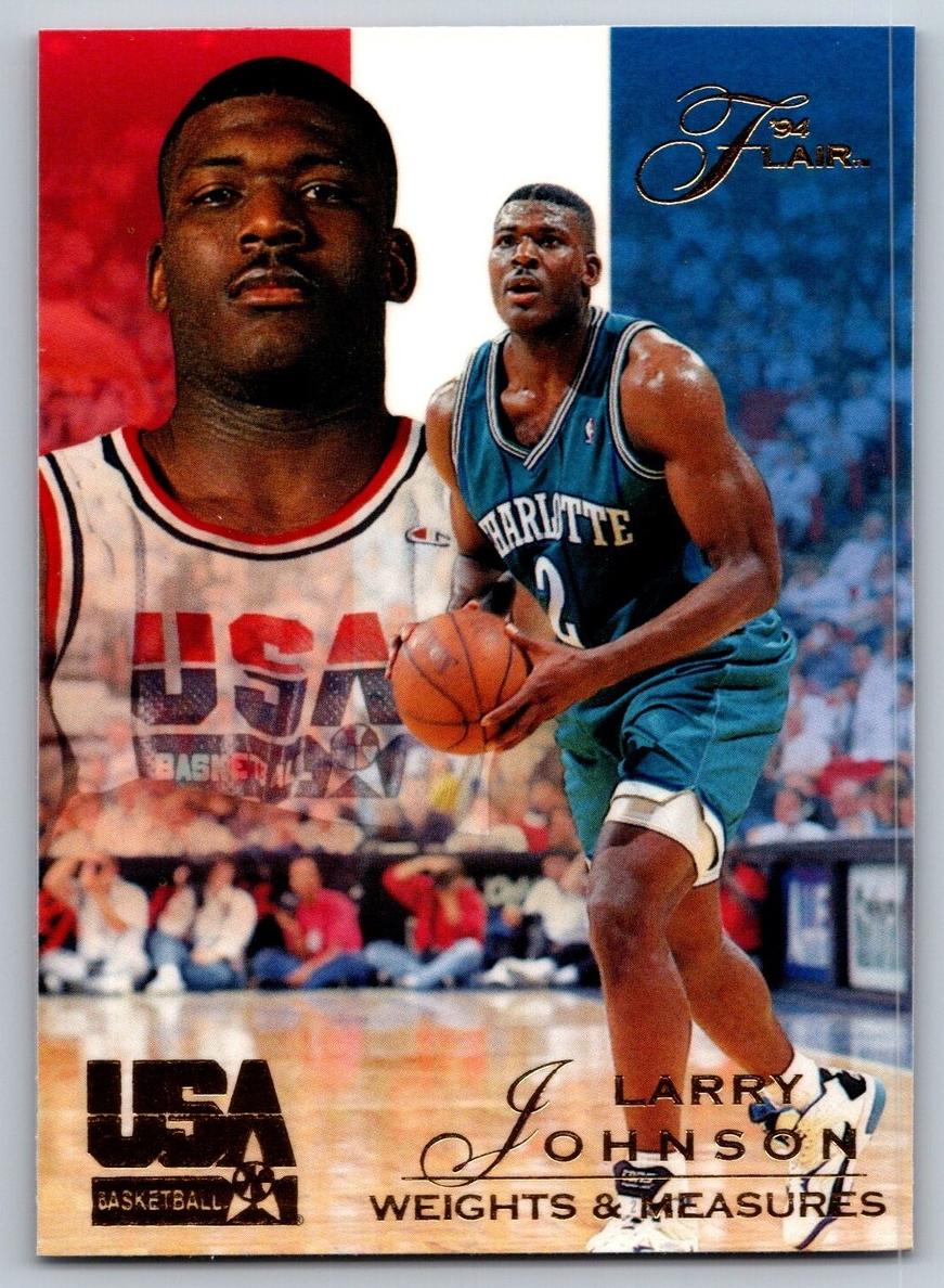 1994 Flair USA Basketball Larry Johnson #38