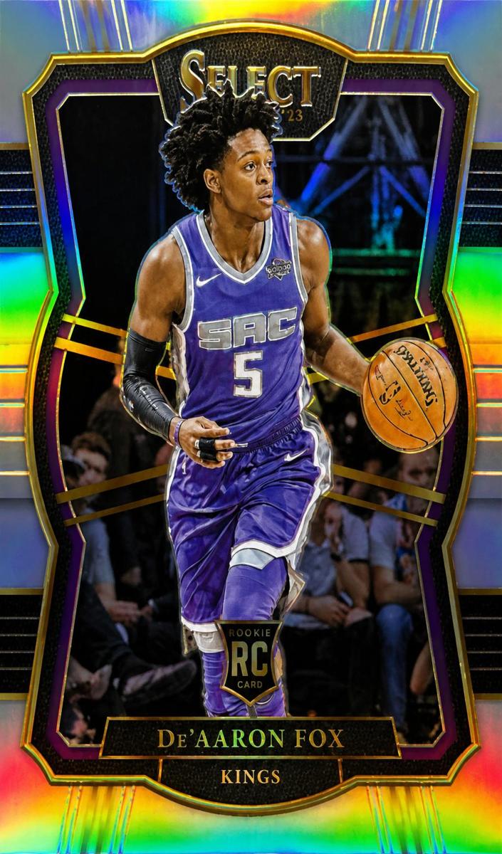 2017 Panini Select Basketball Prizm Silver De'Aaron Fox #175 PSA 9
