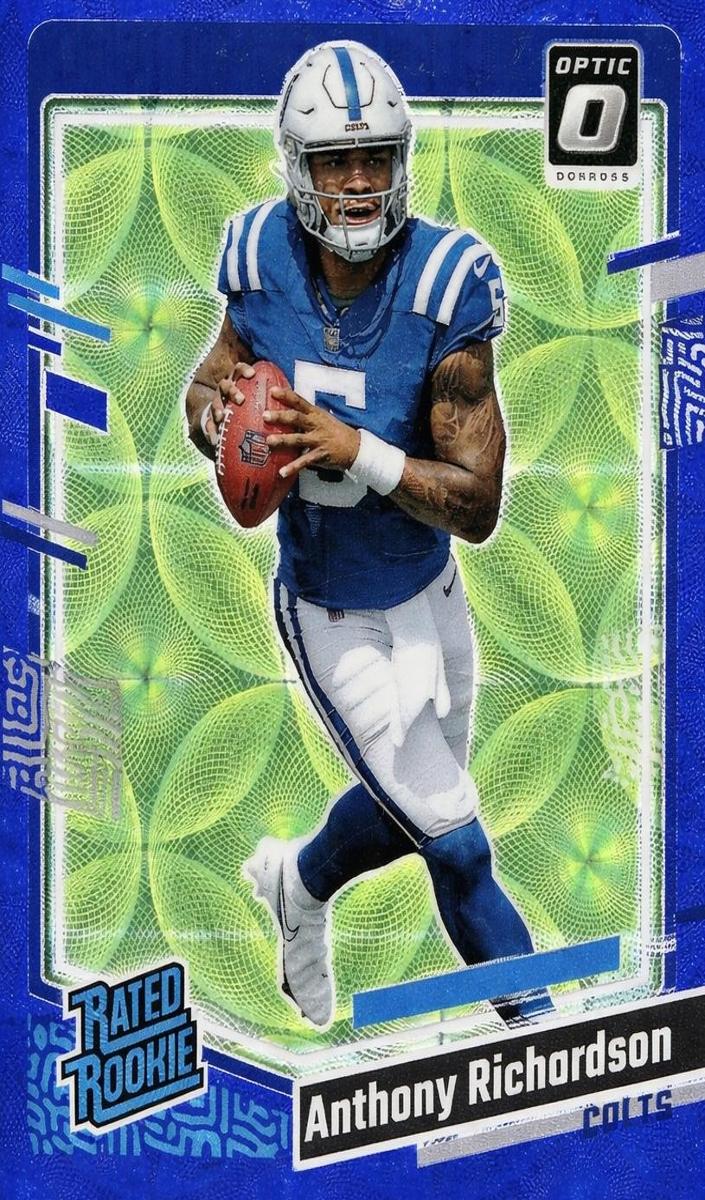 2023 Donruss Optic Football Blue Scope Anthony Richardson #247