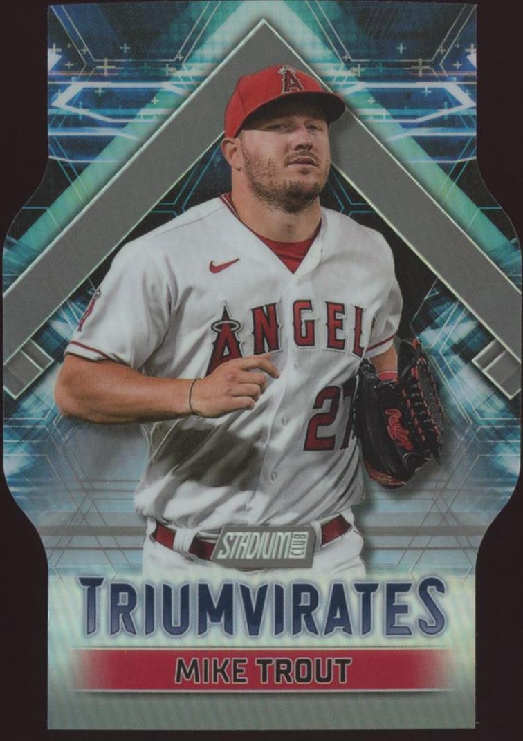 2023 Topps Stadium Club Baseball Mike Trout #T-26 PSA 9