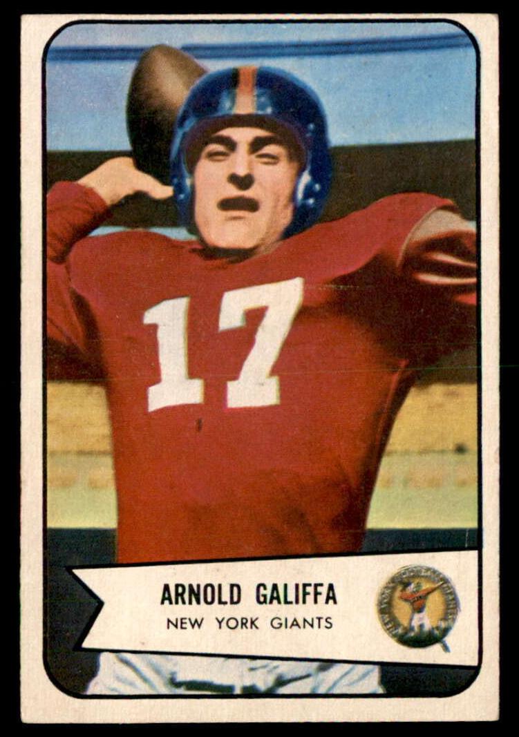 1954 Bowman Football Arnold Galiffa #122