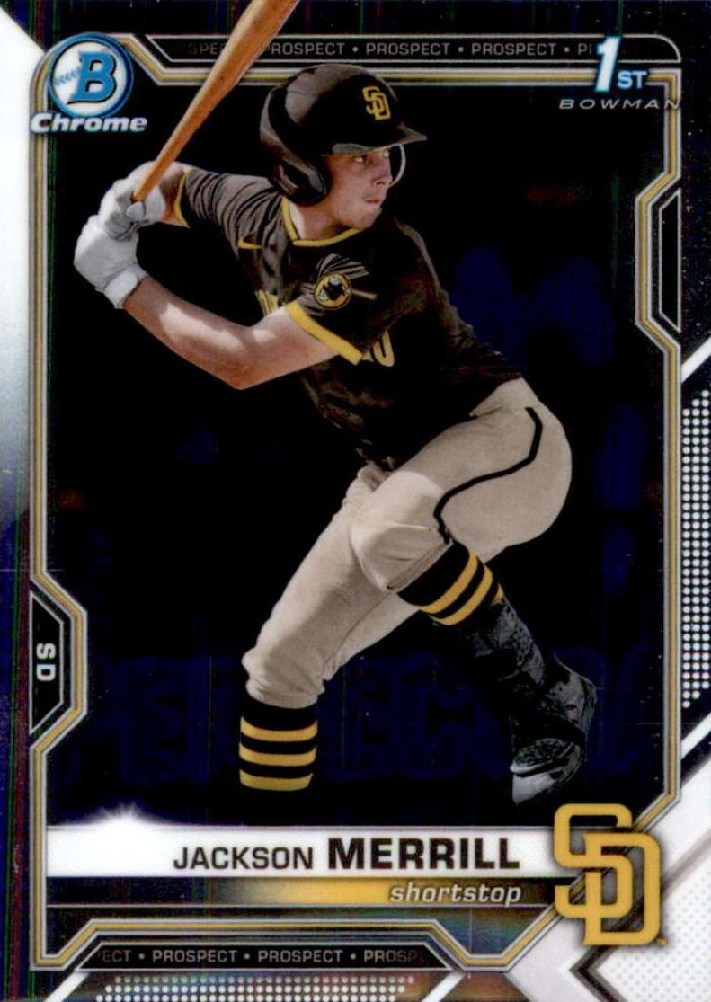 2021 Bowman Draft Chrome Baseball Jackson Merrill #BDC-119 PSA 9