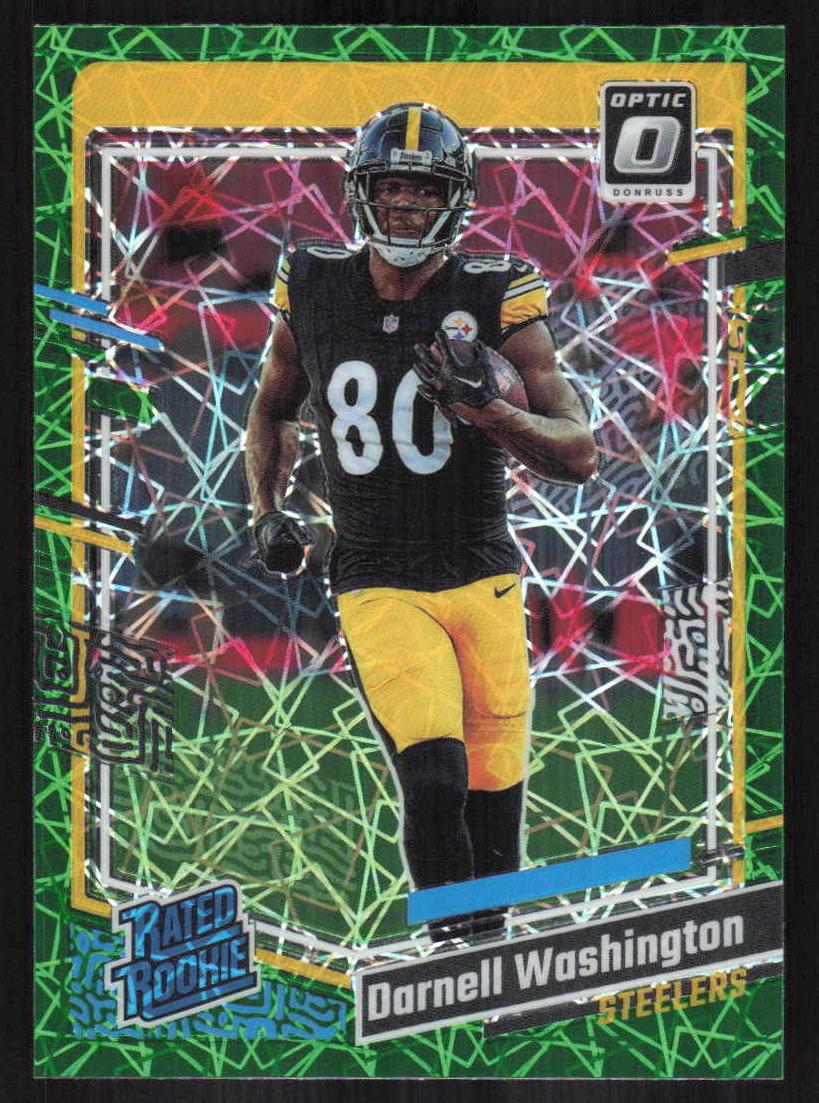 2023 Donruss Optic Football Green Velocity Darnell Washington #286