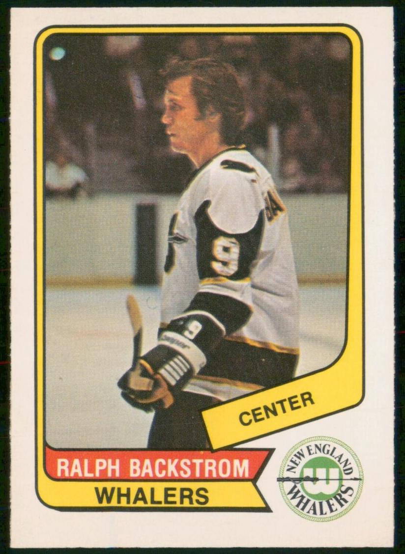 1976 O-Pee-Chee WHA Hockey Ralph Backstrom #124