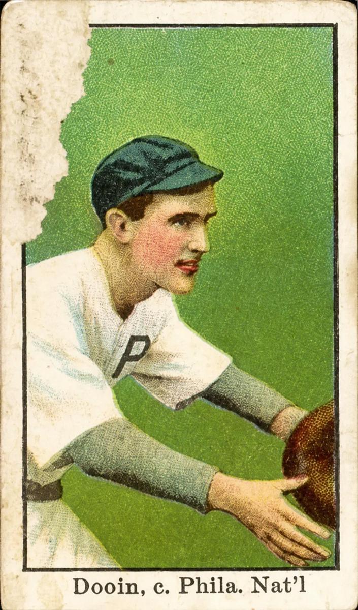 1909-11 American Caramel E90-1 Baseball Red Dooin #35 PSA 3