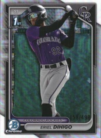 2024 Bowman Chrome Prospects Baseball Refractor Eriel Dihigo #BCP-200 PSA 10