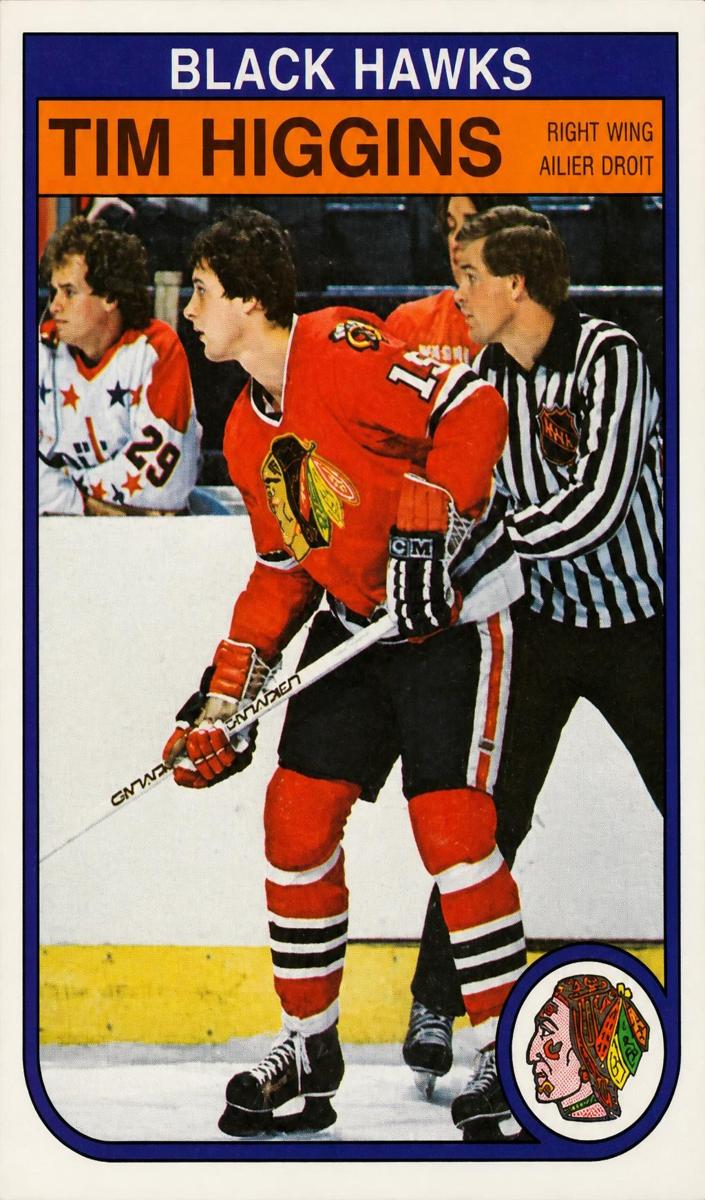 1982 O-Pee-Chee Hockey Tim Higgins #66