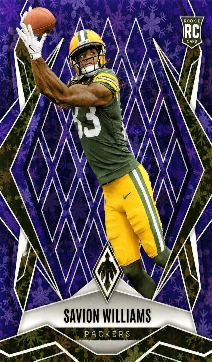 2025 Panini Phoenix Football Purple Winter Savion Williams #153