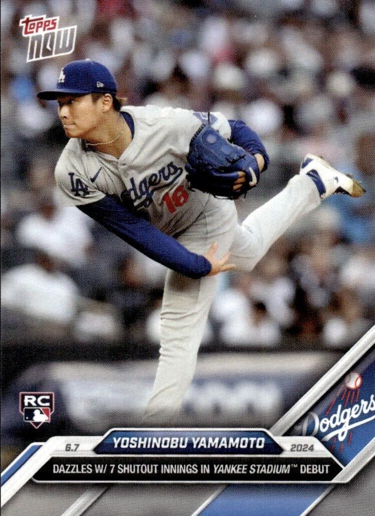 2024 Topps Now Baseball Yoshinobu Yamamoto #270