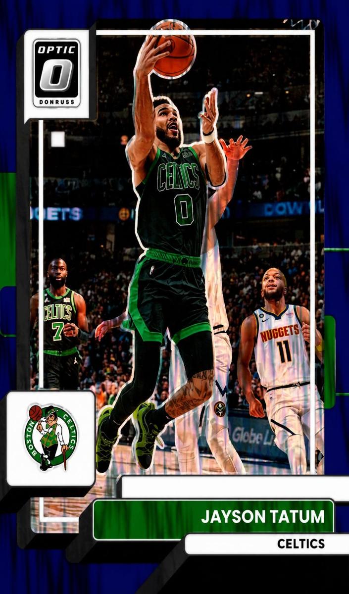 2022 Donruss Optic Basketball Purple Shock Jayson Tatum #8 CGC 9.5