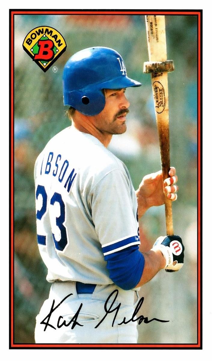 1989 Bowman Tiffany Baseball Kirk Gibson #351