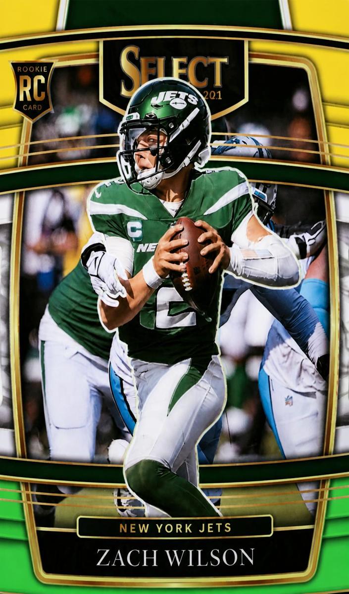 2021 Panini Select Football Zach Wilson #44 SGC 9.5