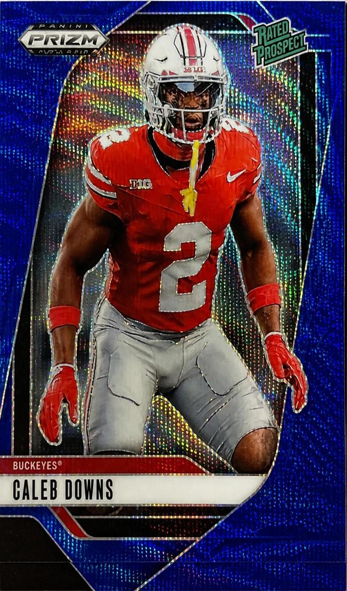 2025 Panini Prizm Draft Picks Football Blue Wave Caleb Downs #159