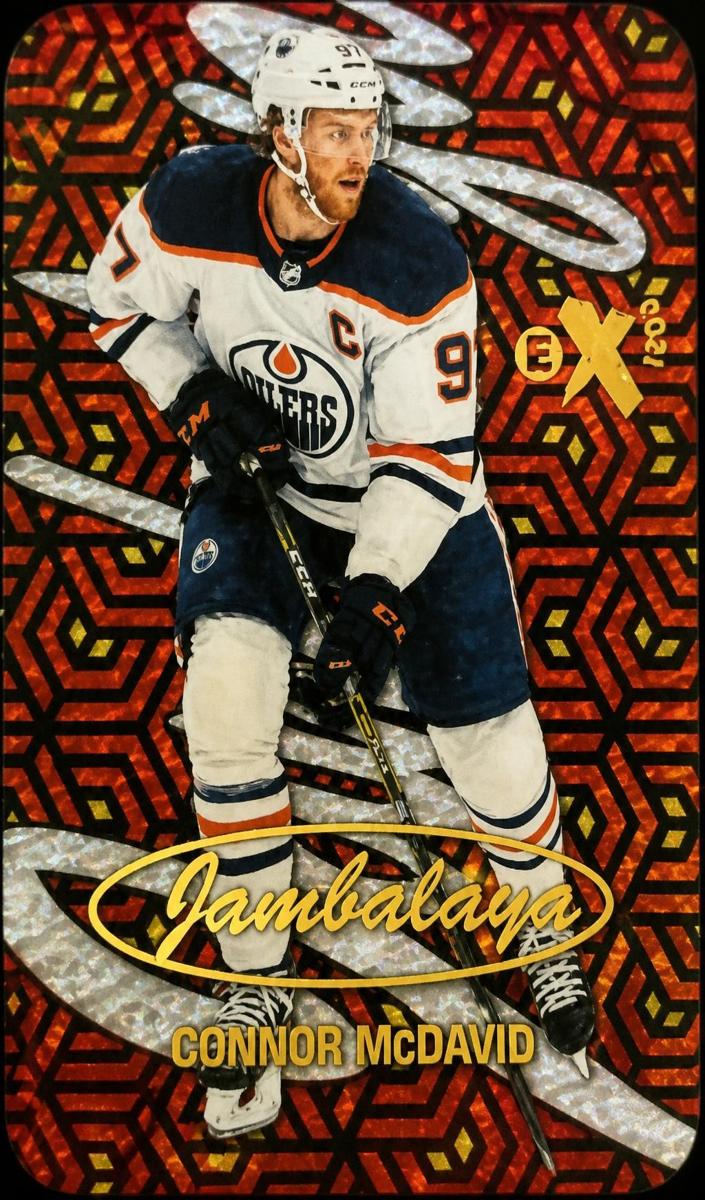 2020 Skybox Metal Universe Hockey Connor McDavid #1