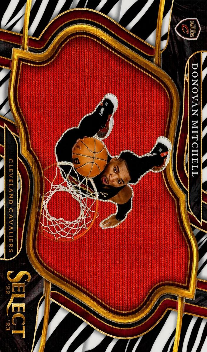 2022 Panini Select Basketball Zebra Donovan Mitchell #231 PSA 10