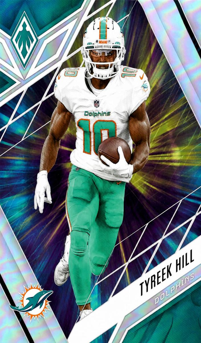2022 Panini Phoenix Football Color Burst Tyreek Hill #4