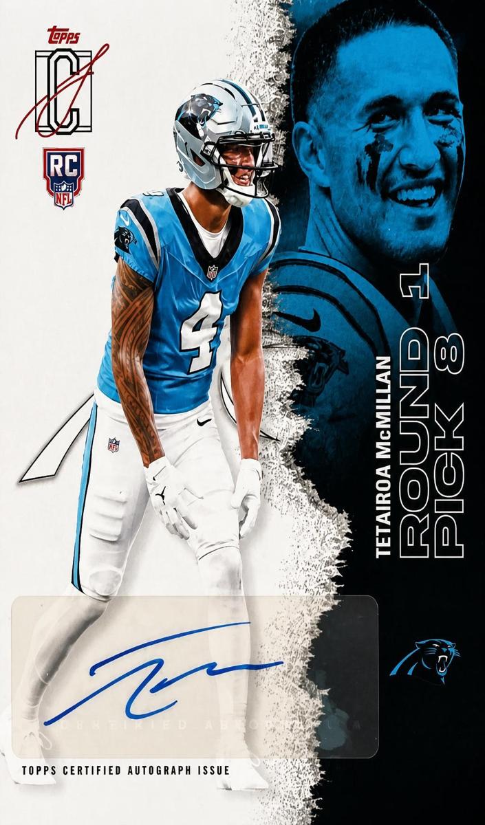 2025 Topps Signature Class Football Tetairoa McMillan #230