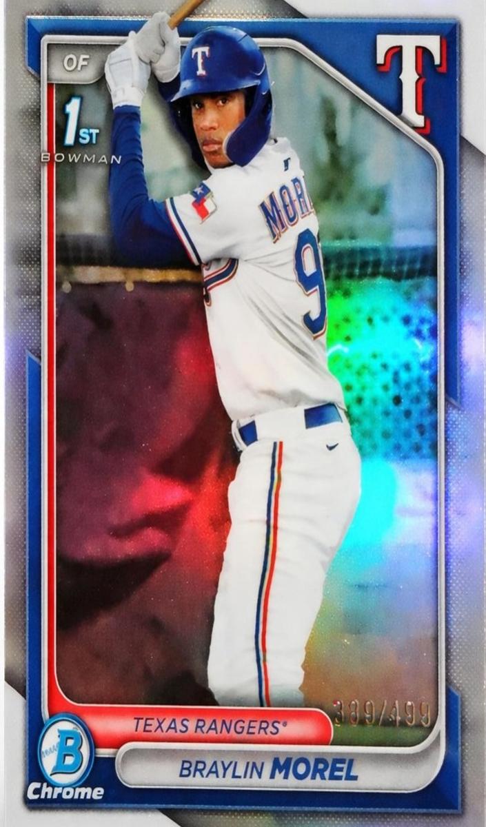 2024 Bowman Chrome Prospects Baseball Refractor Braylin Morel #BCP-192