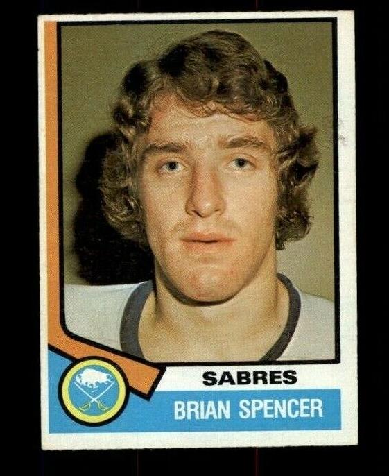 1974 O-Pee-Chee Hockey Brian Spencer #328