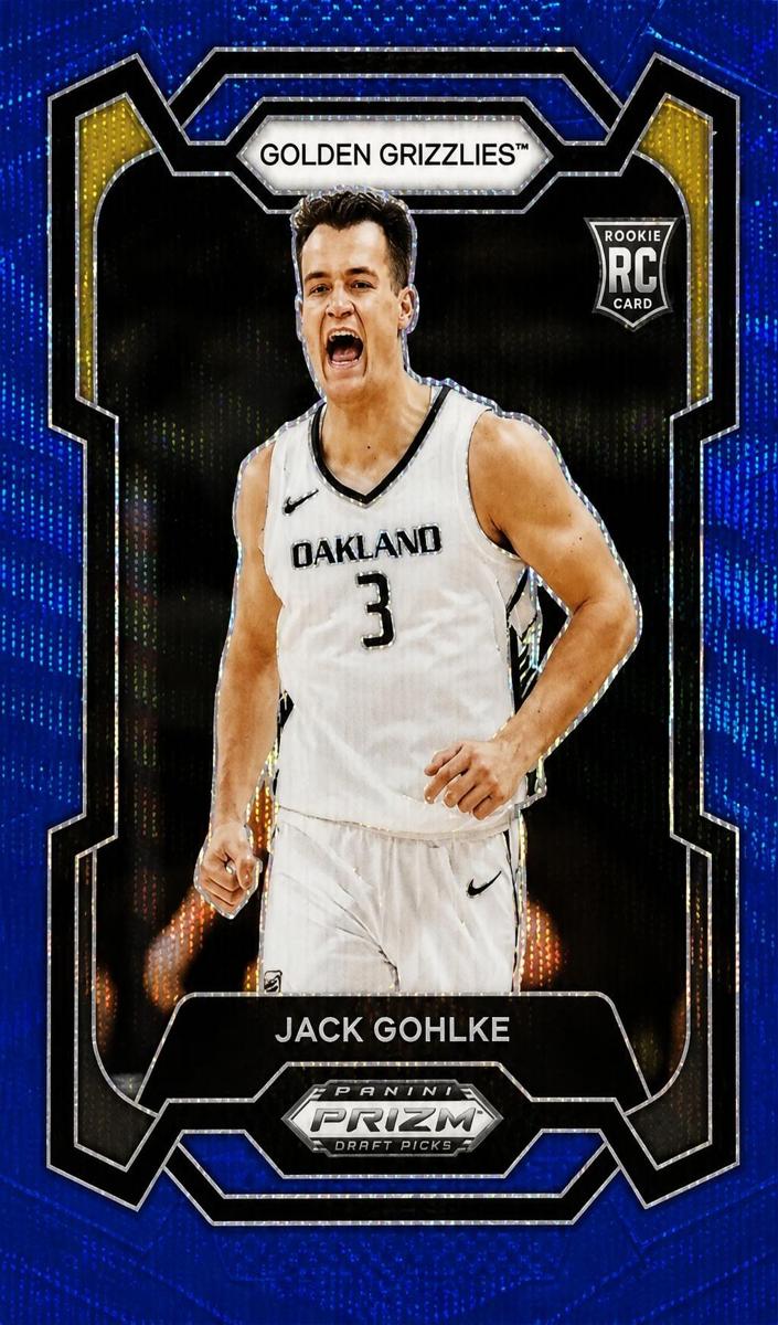 2024 Panini Prizm Draft Picks Basketball Blue Wave Jack Gohlke #32