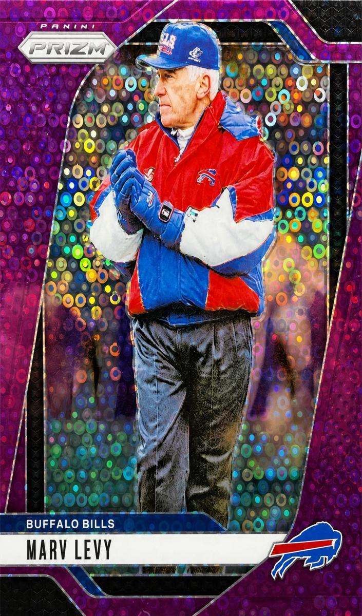 2024 Panini Prizm Football Purple Power Marv Levy #34
