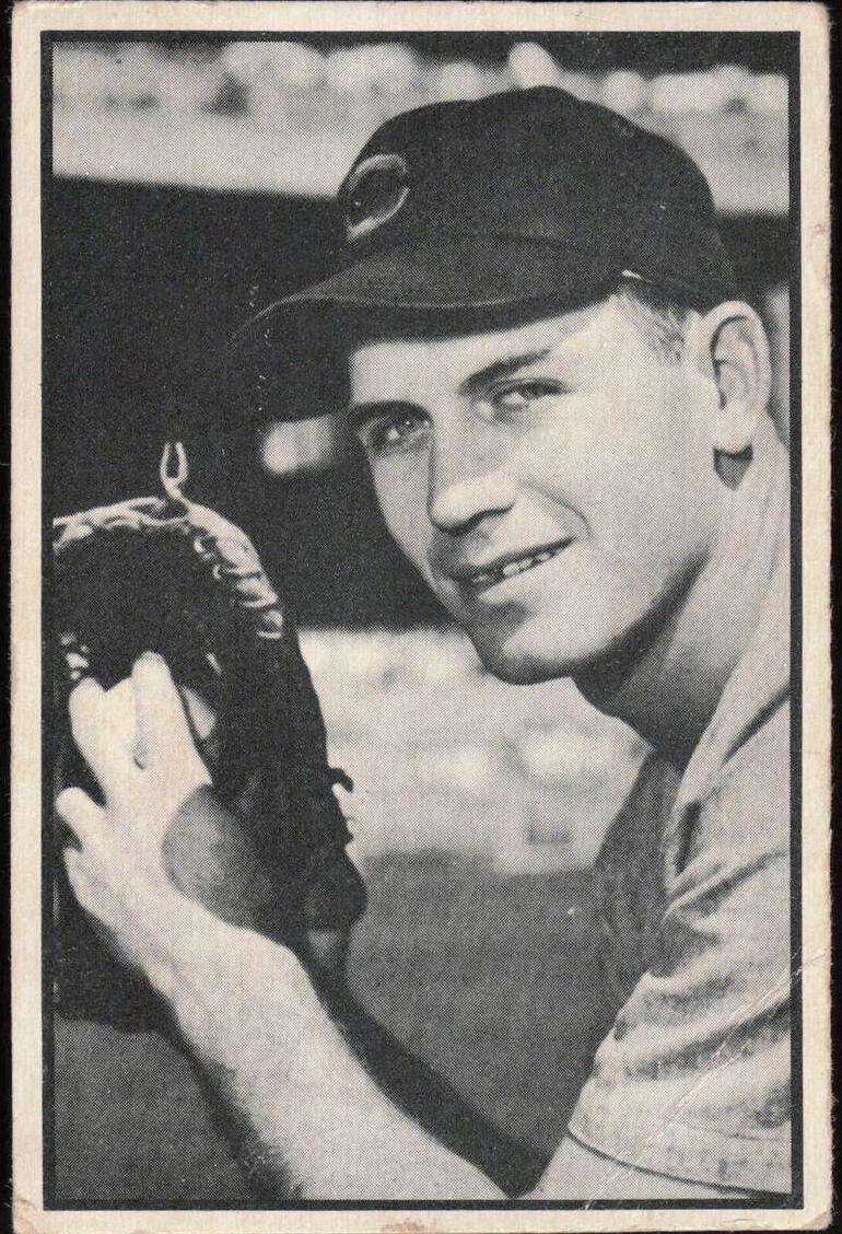 1953 Bowman Black and White Baseball Dee Fondy #5