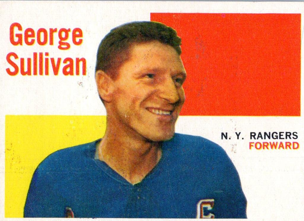 1960 Topps Hockey George Sullivan #18