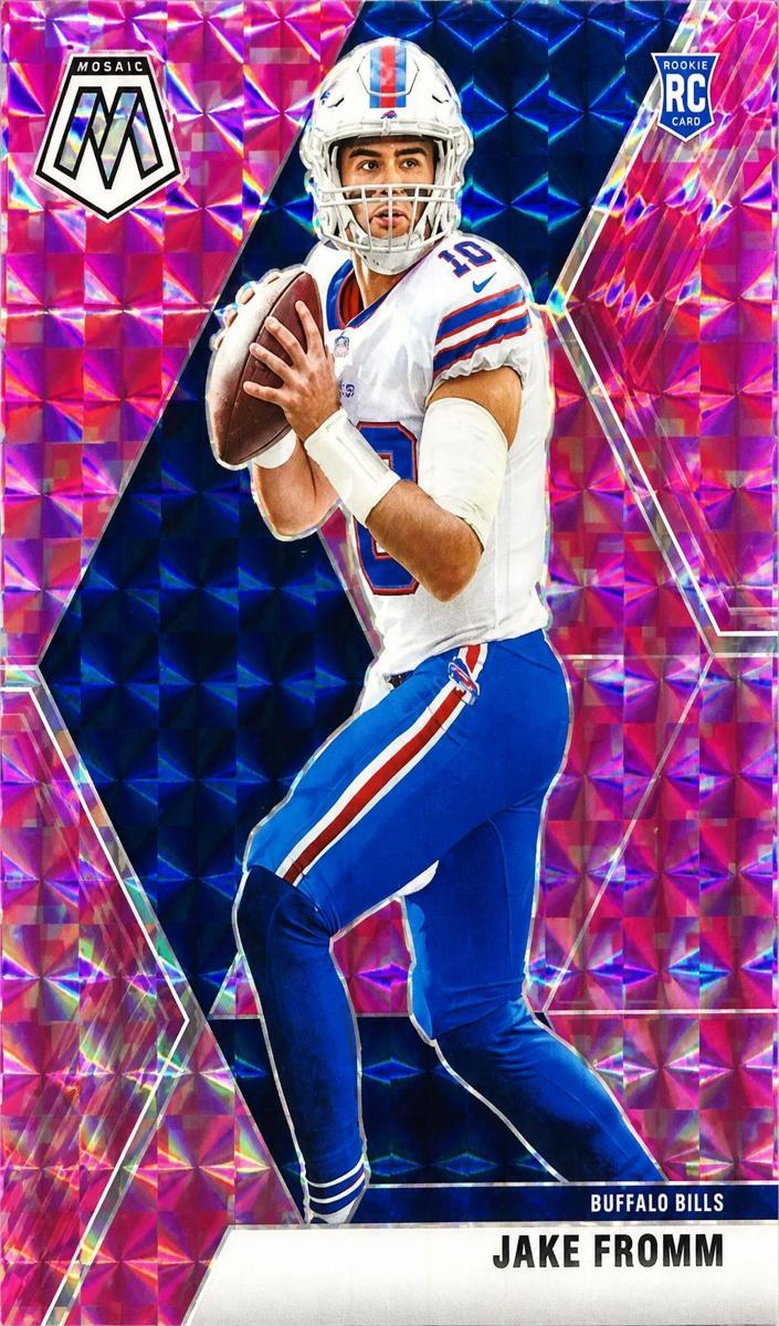 2020 Panini Mosaic Football Mosaic Camo Pink Jake Fromm #242