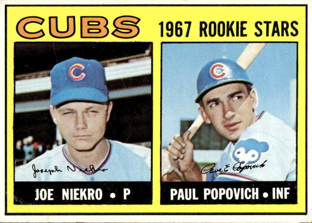 1967 Topps Baseball Cubs Rookies #536 PSA 6