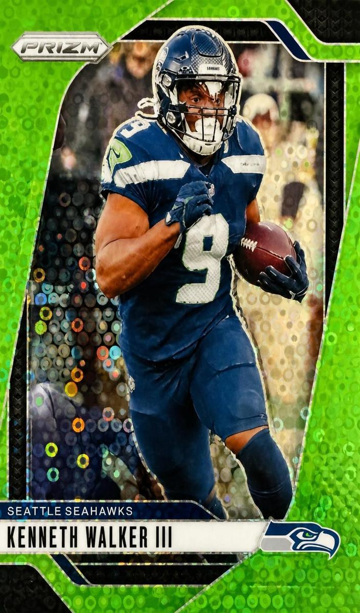 2024 Panini Prizm Football No Huddle Neon Green Kenneth Walker III #260
