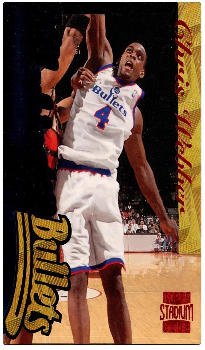1996 Topps Stadium Club Basketball Chris Webber #F2 PSA 8