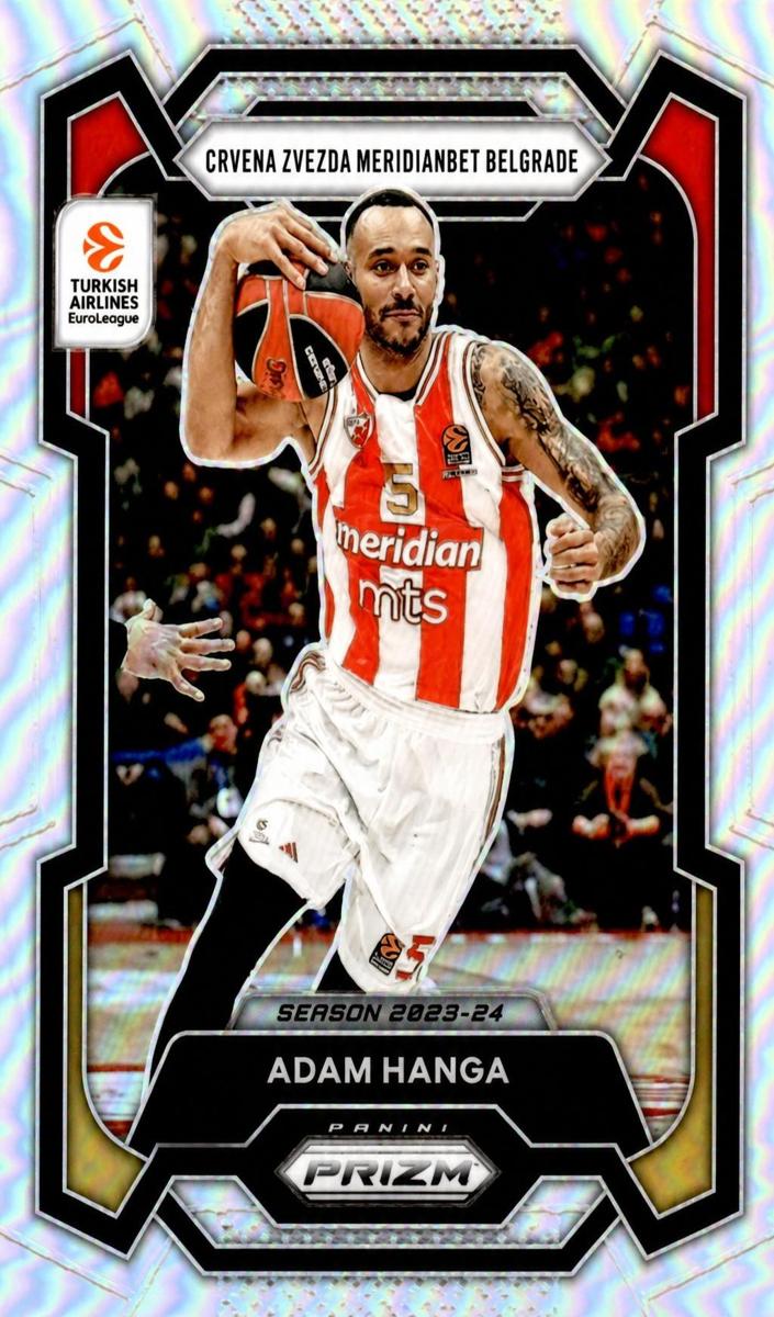 2023 Panini Prizm Turkish Airlines EuroLeague Basketball Silver Adam Hanga #14