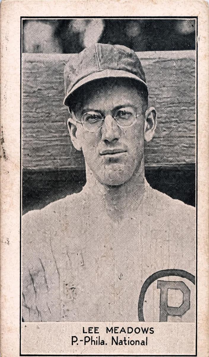 1921 National Caramel E220 Baseball Lee Meadows #NNO SGC 2
