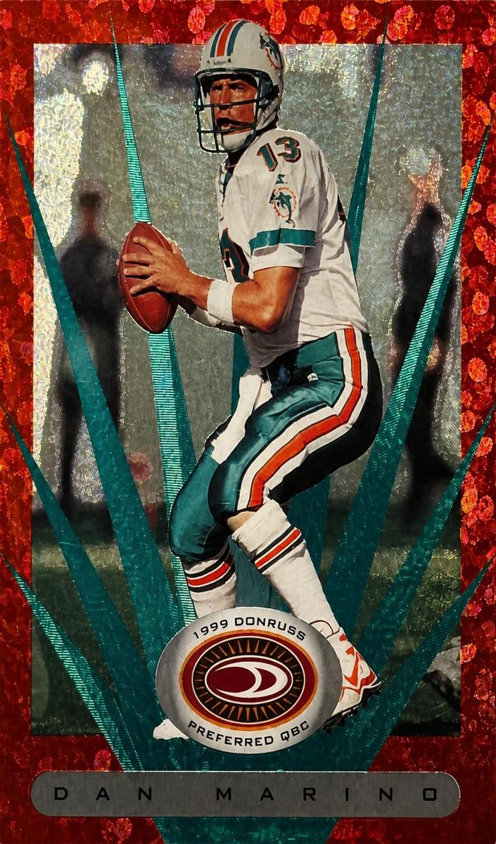 1999 Donruss Preferred QBC Football Dan Marino #67 PSA 9