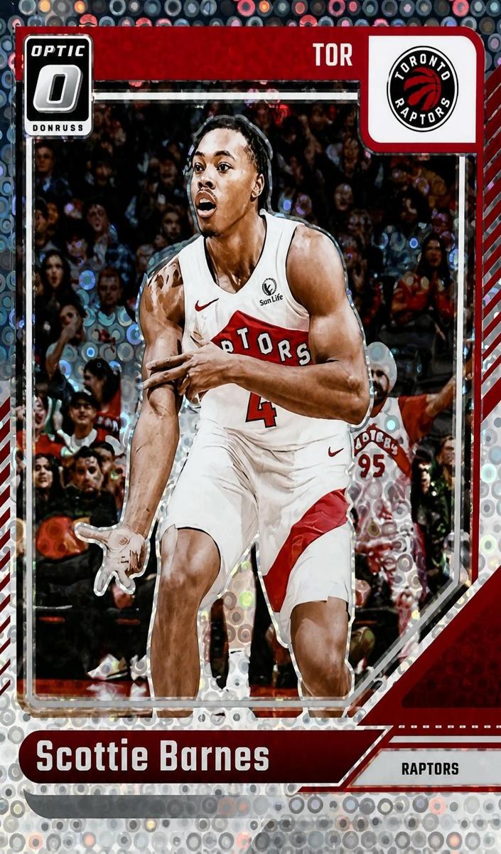 2024 Donruss Optic Basketball Fast Break Holo Scottie Barnes #8