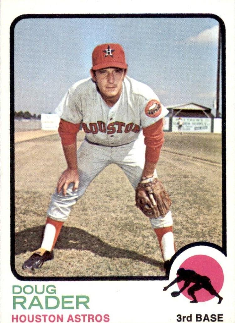 1973 Topps Baseball Doug Rader #76 PSA 9