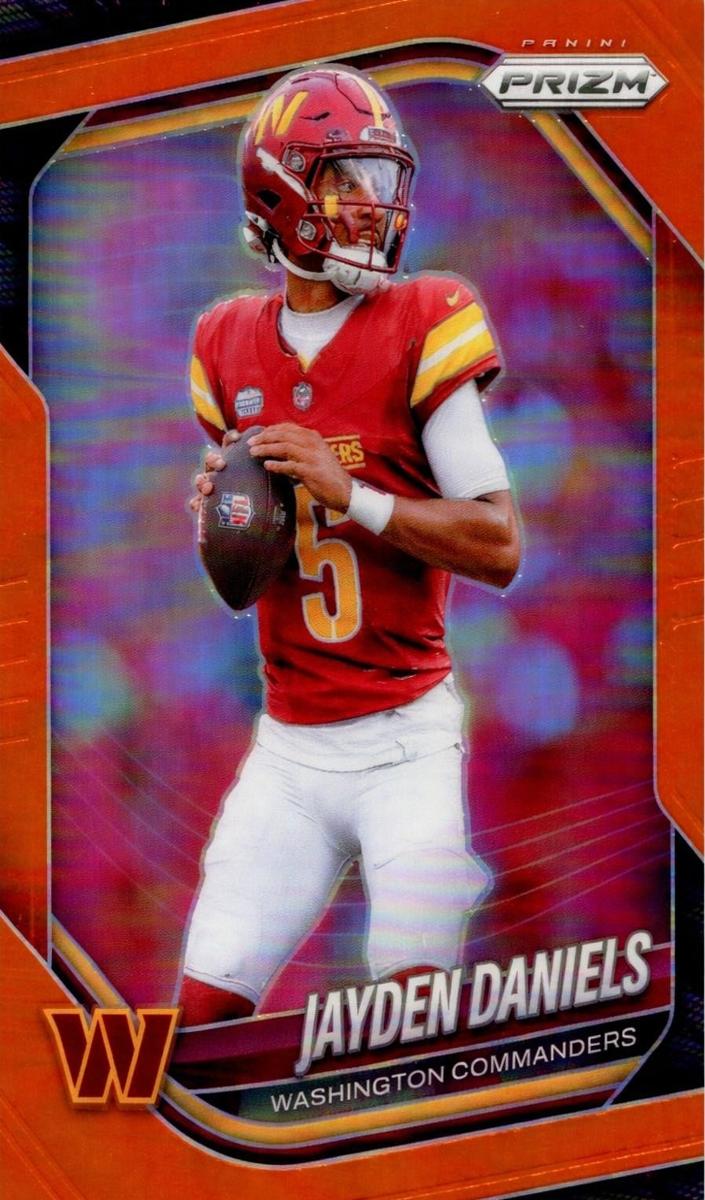 2025 Panini Prizm Football Orange Jayden Daniels #278