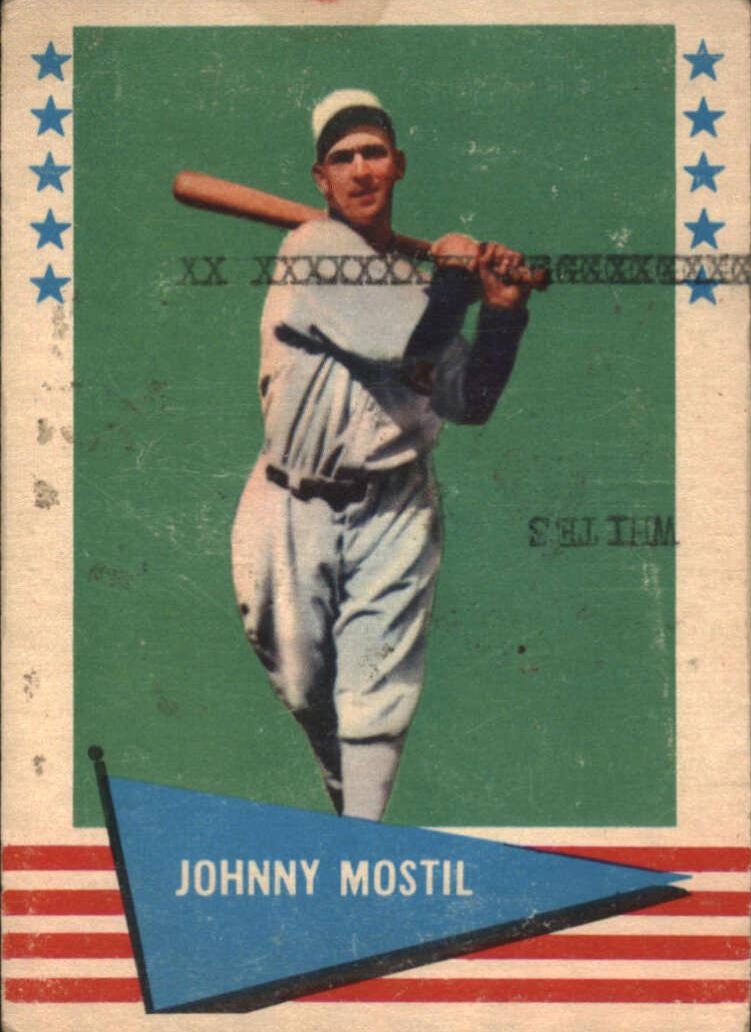 1961 Fleer Baseball Johnny Mostil #64